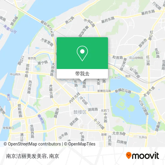 南京洁丽美发美容地图