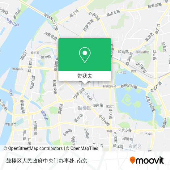 鼓楼区人民政府中央门办事处地图