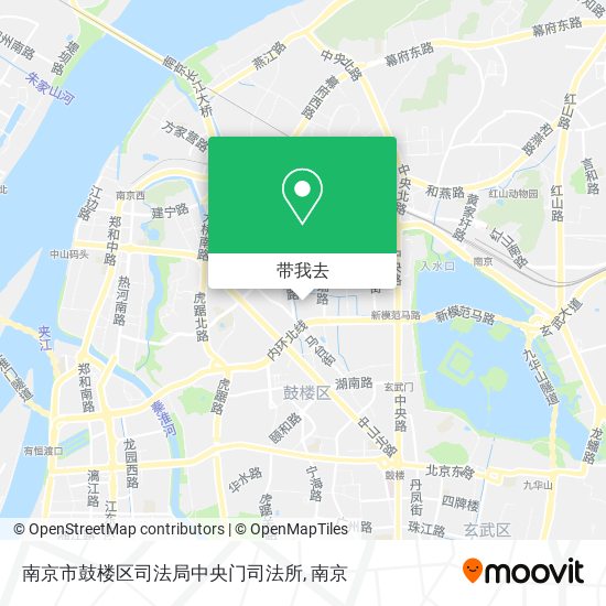 南京市鼓楼区司法局中央门司法所地图