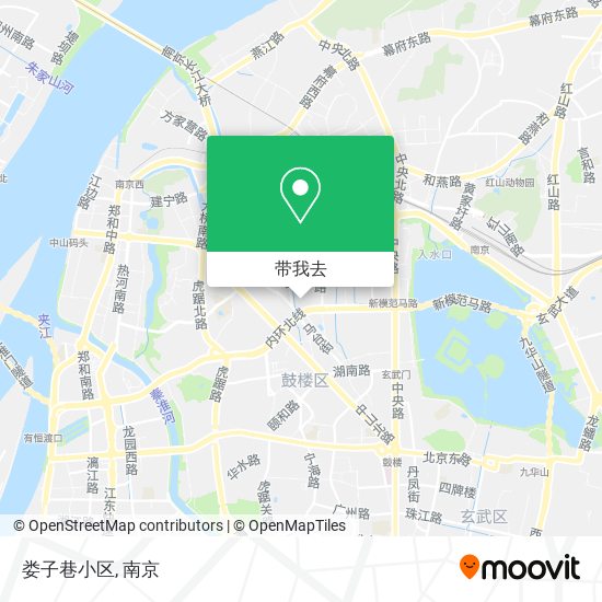 娄子巷小区地图