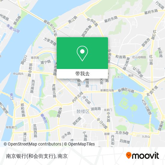 南京银行(和会街支行)地图
