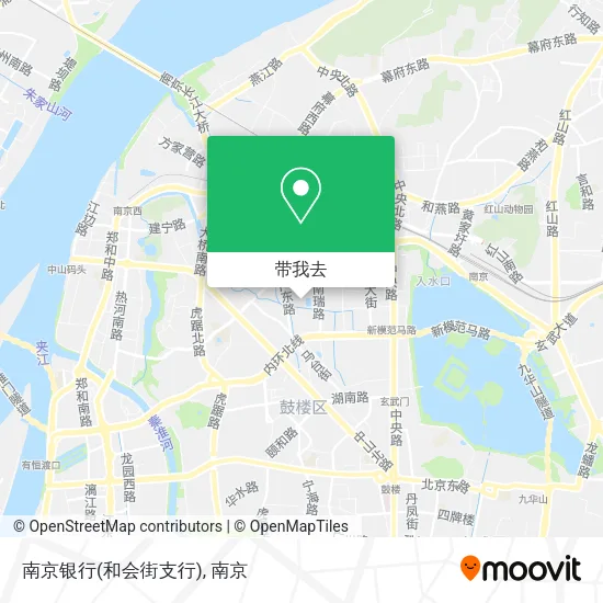 南京银行(和会街支行)地图