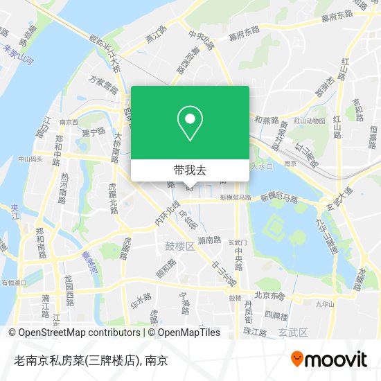 老南京私房菜(三牌楼店)地图