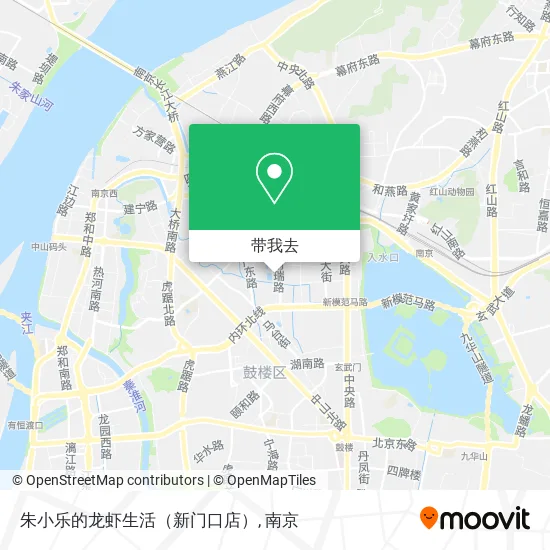 朱小乐的龙虾生活（新门口店）地图