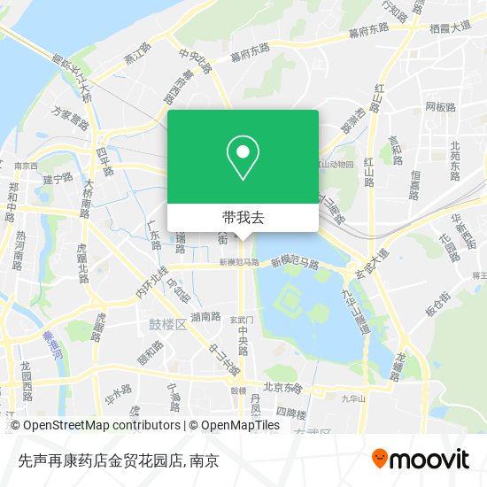 先声再康药店金贸花园店地图