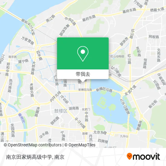 南京田家炳高级中学地图