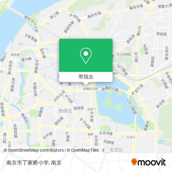 南京市丁家桥小学地图