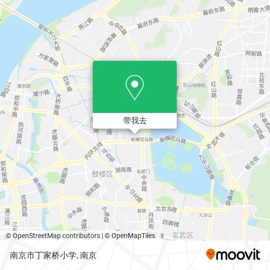 南京市丁家桥小学地图