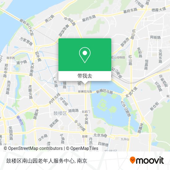 鼓楼区南山园老年人服务中心地图