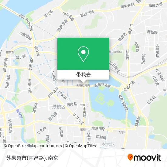 苏果超市(南昌路)地图
