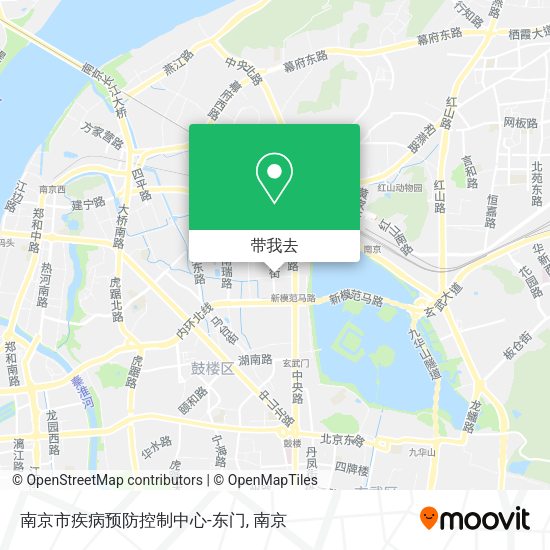 南京市疾病预防控制中心-东门地图