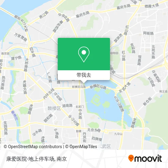 康爱医院-地上停车场地图