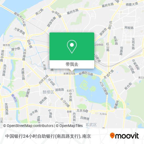中国银行24小时自助银行(南昌路支行)地图