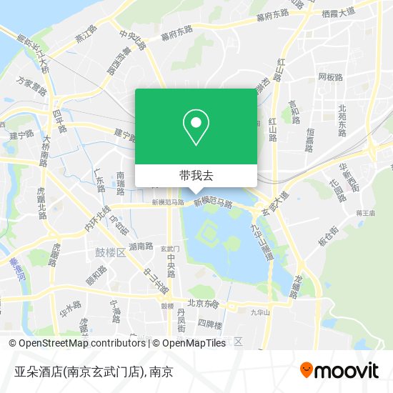 亚朵酒店(南京玄武门店)地图