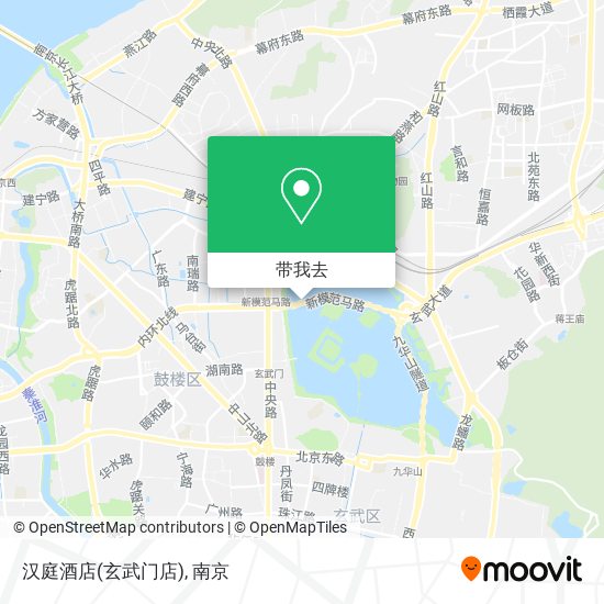 汉庭酒店(玄武门店)地图