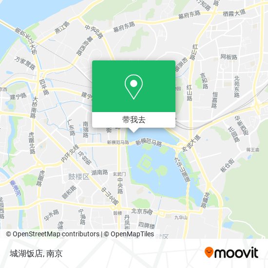 城湖饭店地图