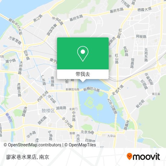 廖家巷水果店地图
