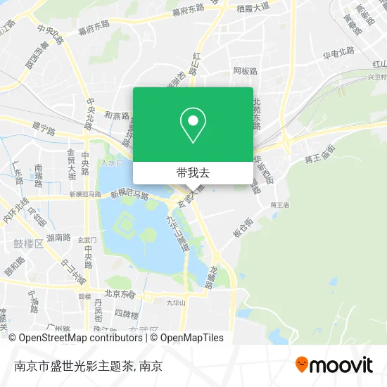 南京市盛世光影主题茶地图