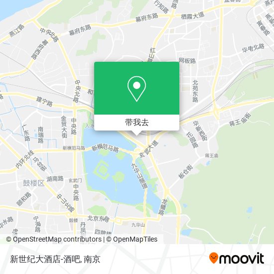 新世纪大酒店-酒吧地图