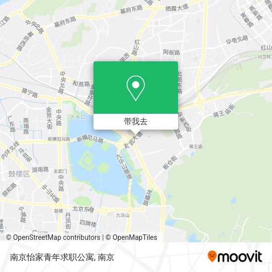 南京怡家青年求职公寓地图