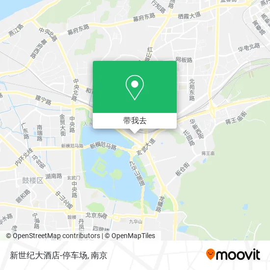 新世纪大酒店-停车场地图