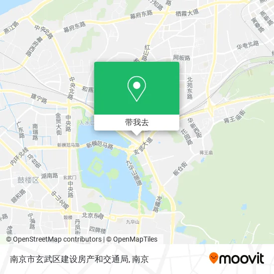 南京市玄武区建设房产和交通局地图