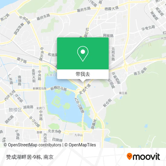 赞成湖畔居-9栋地图