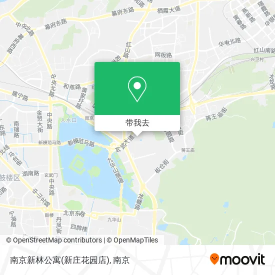 南京新林公寓(新庄花园店)地图