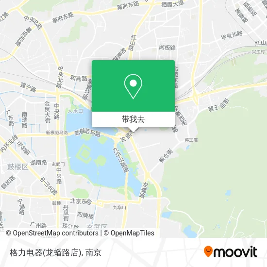 格力电器(龙蟠路店)地图