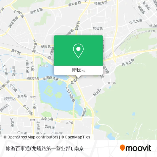 旅游百事通(龙蟠路第一营业部)地图