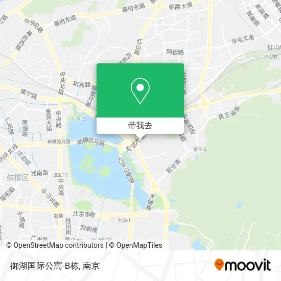 御湖国际公寓-B栋地图