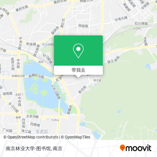 南京林业大学-图书馆地图