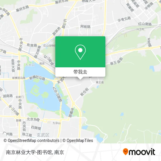 南京林业大学-图书馆地图