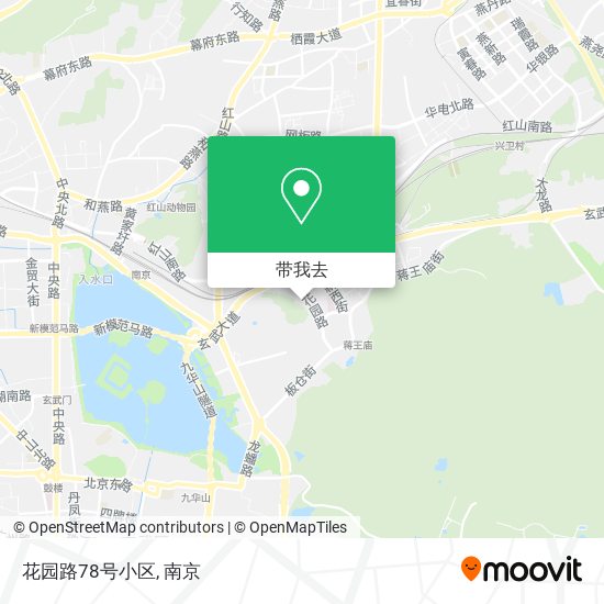 花园路78号小区地图