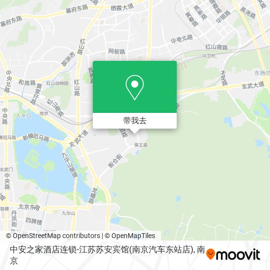 中安之家酒店连锁-江苏苏安宾馆(南京汽车东站店)地图