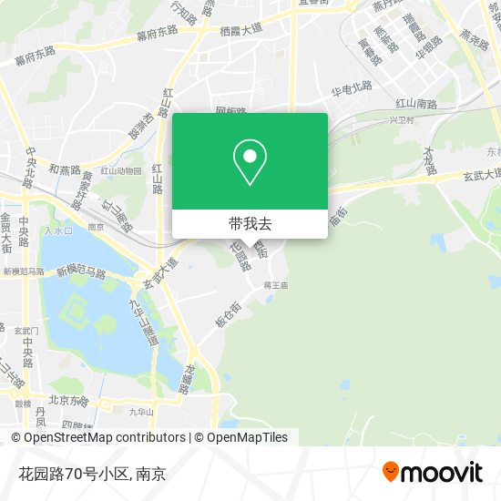花园路70号小区地图