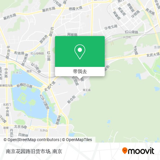 南京花园路旧货市场地图