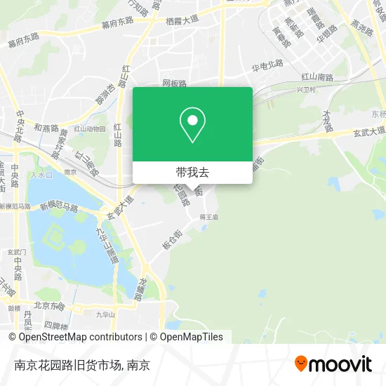 南京花园路旧货市场地图