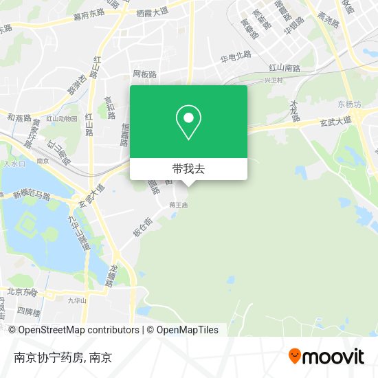 南京协宁药房地图