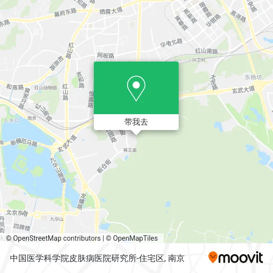 中国医学科学院皮肤病医院研究所-住宅区地图