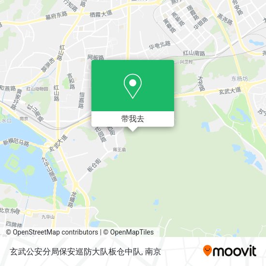 玄武公安分局保安巡防大队板仓中队地图