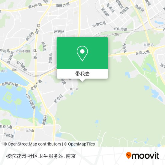 樱驼花园-社区卫生服务站地图