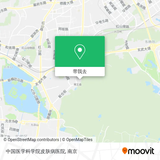 中国医学科学院皮肤病医院地图