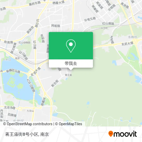 蒋王庙街8号小区地图
