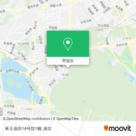 蒋王庙街14号院1幢地图