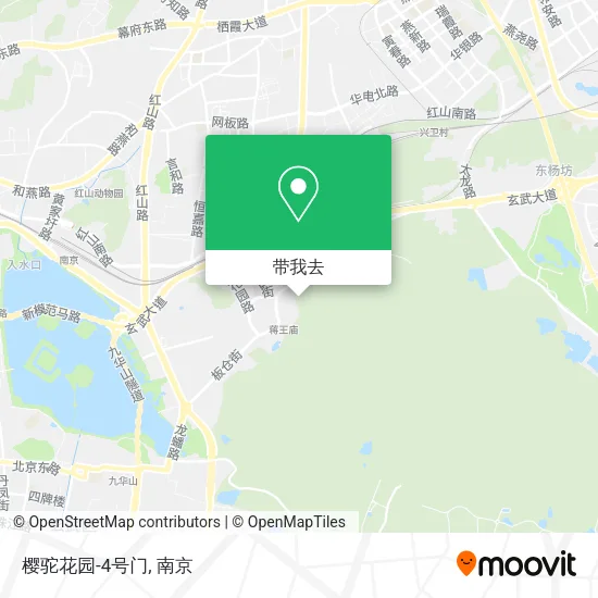 樱驼花园-4号门地图