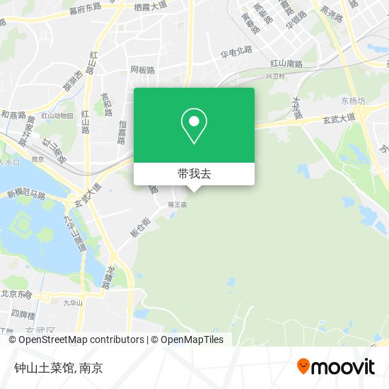 钟山土菜馆地图