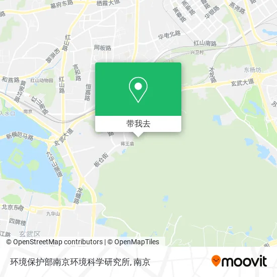 环境保护部南京环境科学研究所地图