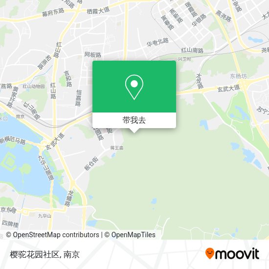 樱驼花园社区地图