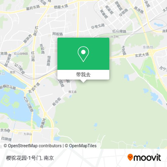 樱驼花园-1号门地图